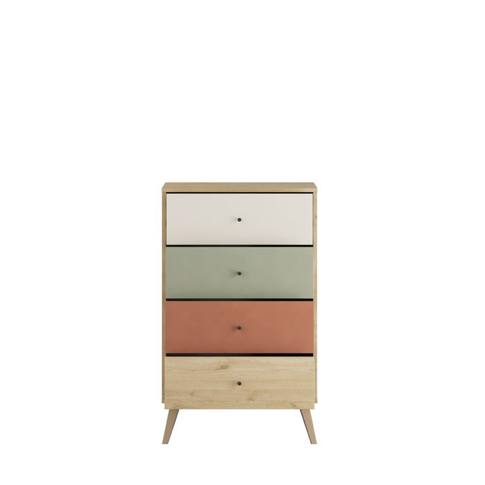 Hanah Home Cómoda Multicolor con 4 Cajones